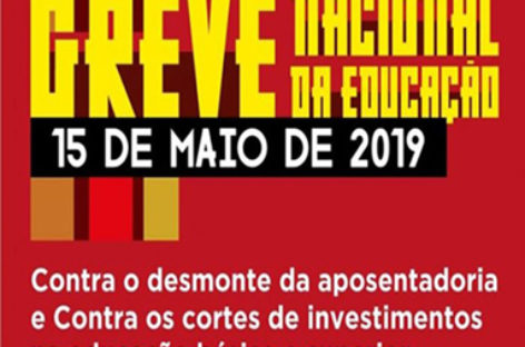 Mais de 40 manifestações programadas para este 15 de maio. Sinergia CUT, presente!