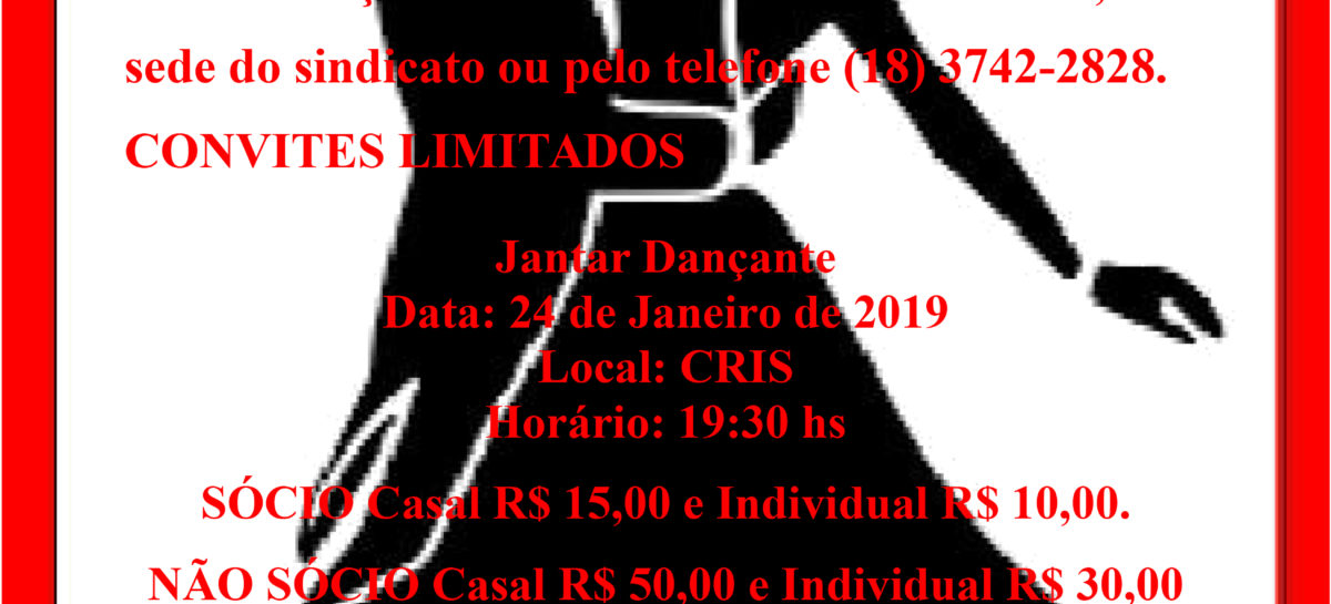 Dia dos Aposentados: Macro de Ilha Solteira realiza jantar dançante. Participe!