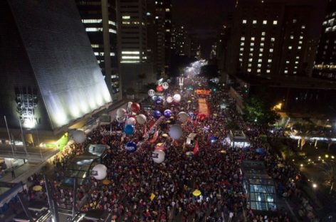 SP registra atos em mais de 70 cidades; na Av. Paulista, 50 mil manifestam