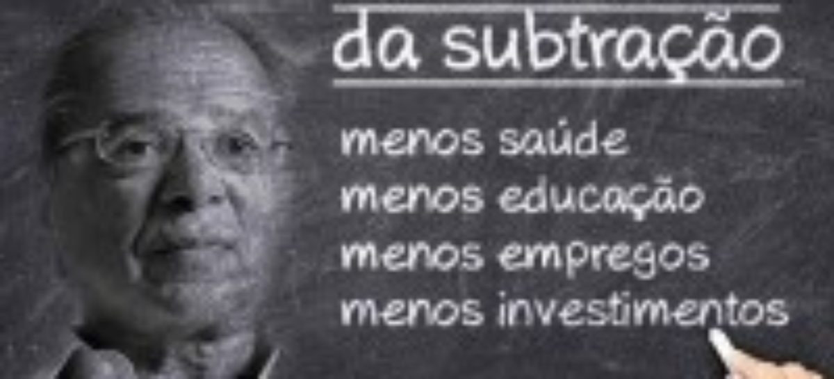 Governo quer cortar gastos com saúde, educação, aumentar imposto e privatizar