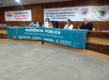 Audiência Pública debate tarifas nos serviços de energia, água, luz, esgoto e gás