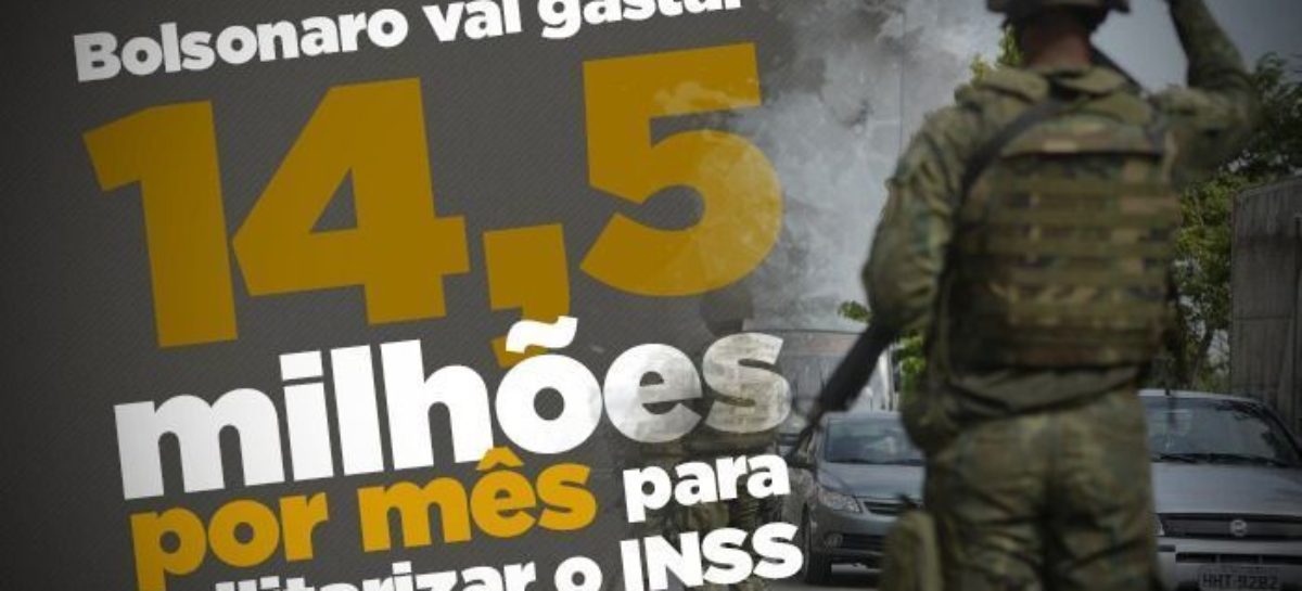 Bolsonaro privilegia militares ao convocar reservistas para trabalhar no INSS