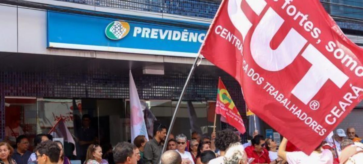CUT e centrais farão protesto contra o sucateamento do INSS no dia 14