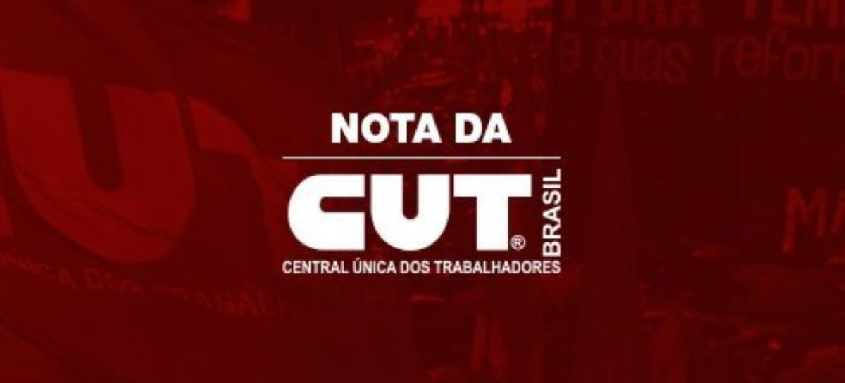 CUT orienta sindicatos a manter greves no dia 18 e não realizar atos com multidões
