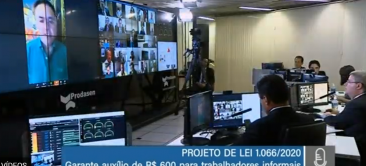 Por 79 votos, Senado aprova auxílio de R$ 600,00 a pessoas de baixa renda