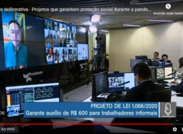 Por 79 votos, Senado aprova auxílio de R$ 600,00 a pessoas de baixa renda