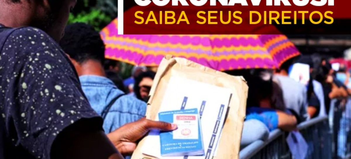 Confira que trabalhadores estão amparados pela lei de enfrentamento ao coronavírus