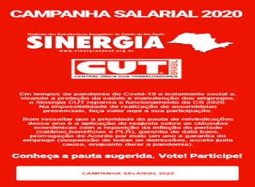 CS 2020: Sinergia CUT realiza assembleia on-line. Veja como participar passo-a-passo