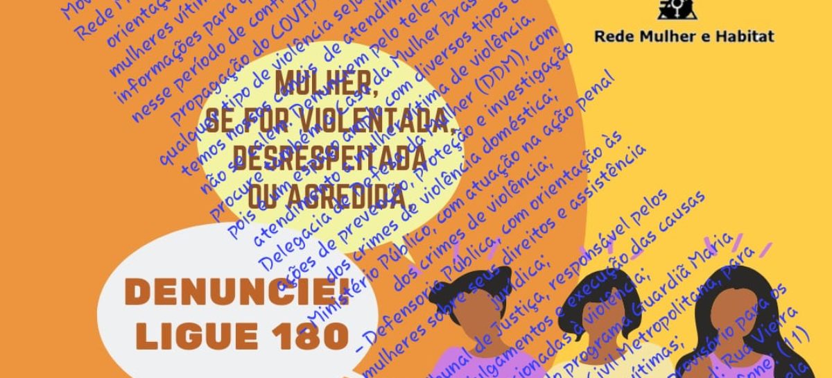 Violência contra mulheres aumenta em tempos de pandemia