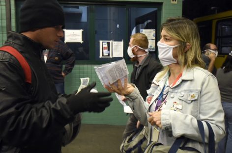 Governo de São Paulo vai recomendar uso de máscaras em todo o estado