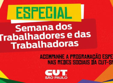 1º de Maio: CUT-SP terá programação virtual diária na Semana dos Trabalhadores