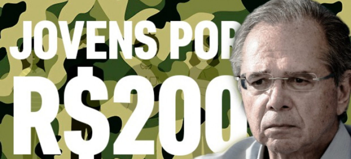 Guedes quer pagar R$ 200 para jovem abrir estrada e aprender disciplina da ditadura