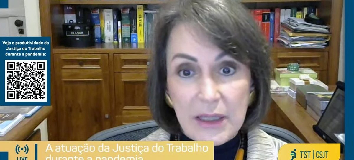 Presidenta do TST apoia medidas de Bolsonaro que flexibilizam direitos trabalhistas