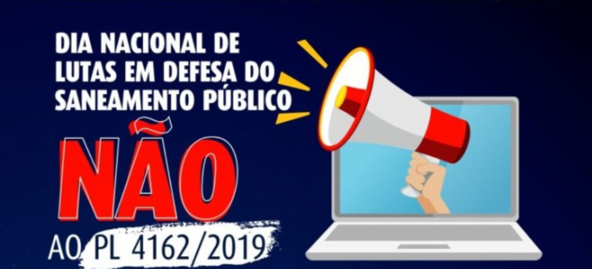 22 de junho: plenária virtual em defesa do saneamento público