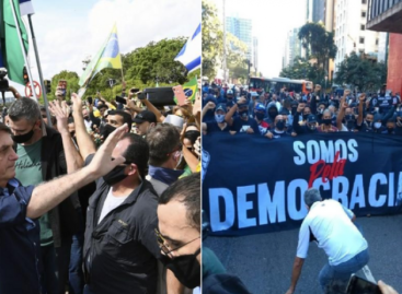 Brasil tem domingo marcado por atos pela democracia e contra bandeiras neofascistas