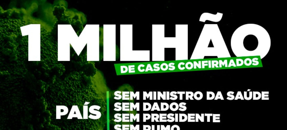 Brasil tem mais de um milhão de pessoas contaminadas por Covid-19