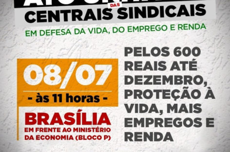 Participe do ato da CUT e centrais sindicais em Brasília sem sair de casa