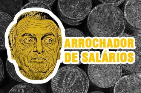 Bolsonaro aposta na miséria e reduz valor do salário mínimo pela segunda vez