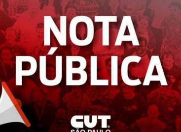Nota de repúdio da CUT-SP à aprovação do PL 529 na Alesp
