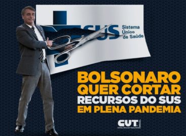 CUT alerta: Redução de R$ 35 bi na saúde em 2021 coloca vidas em risco