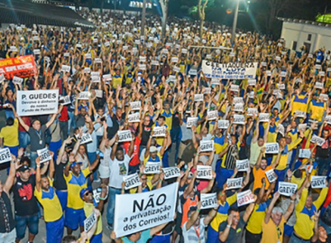 Projeto de privatização dos Correios do governo engana a população, diz Fentect
