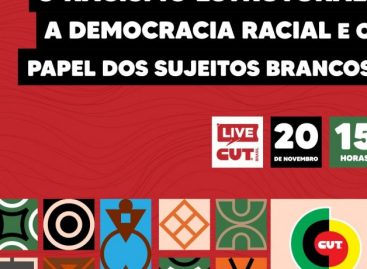 Live da CUT dia 20 vai ter música, diálogo, cultura e luta contra o racismo