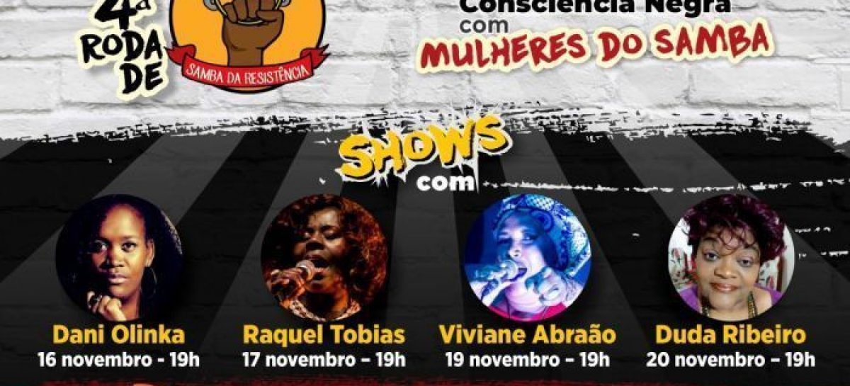Samba da Resistência segue na Semana da Consciência Negra com Mulheres do Samba