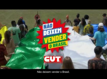 Ser patriota é defender o que é nosso. Defenda as estatais, diz campanha da CUT