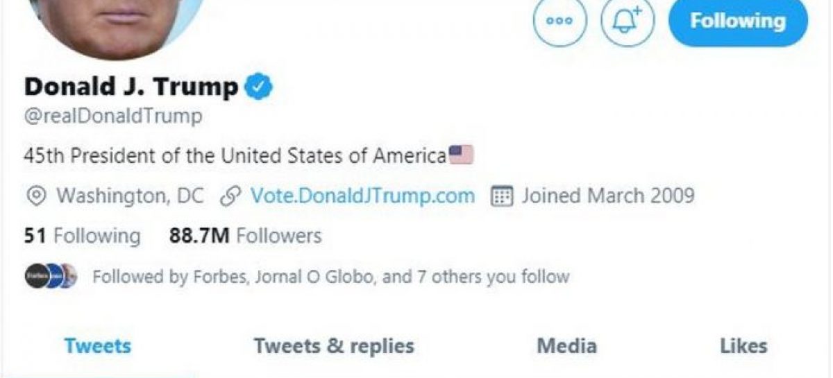 Trump é banido do Facebook e Instagran. Twitter suspende conta por 12h