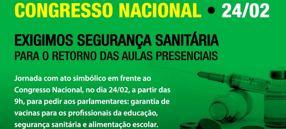 Jornada Nacional Vacina para todos já será realizada no dia 24 de fevereiro