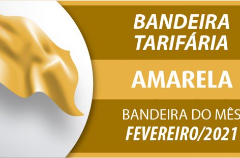 Bandeira em fevereiro segue amarela