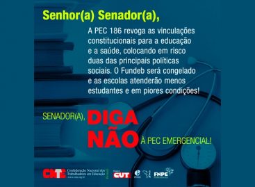 Em Brasília e nas redes esta quarta é dia de luta para salvar a saúde e a educação