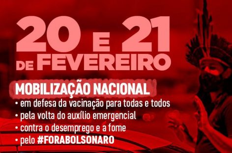 Neste fim de semana, tem protestos contra Bolsonaro e pela vacina em todo o país