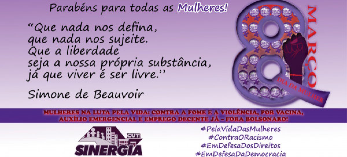 Coletivo de Mulheres do Sinergia CUT realiza evento virtual “Ele não!” e exige respeito à vida