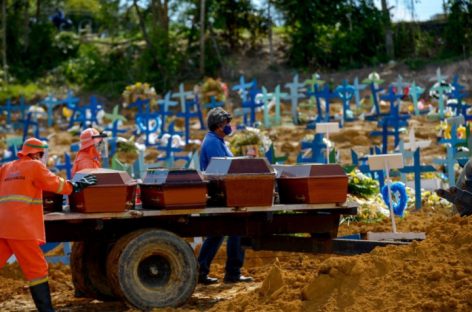 Brasil tem recorde de mortes e 4 mil na fila por leito de Covid-19 em 13 estados