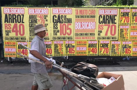 Campanha ‘Bolsocaro’, que critica disparada da inflação, toma conta das ruas de SP