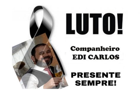 Nota de pesar: morre o dirigente do Sinergia Edi Carlos M. de Lima