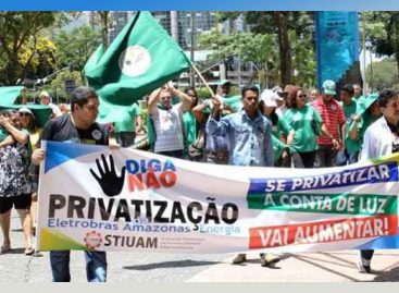 Privatização da Eletrobras ‘é uma negociata’, diz dirigente da CNU