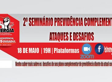 Sinergia CUT promove 2º Seminário sobre Previdência Complementar