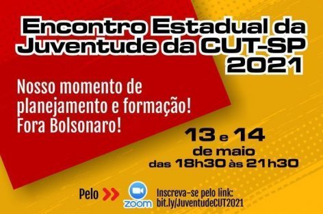 Jovens sindicalistas organizam encontro nos dias 13 de 14 de maio