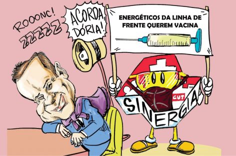 Sinergia CUT luta para vacinar os energéticos de SP da linha de frente contra Covid-19