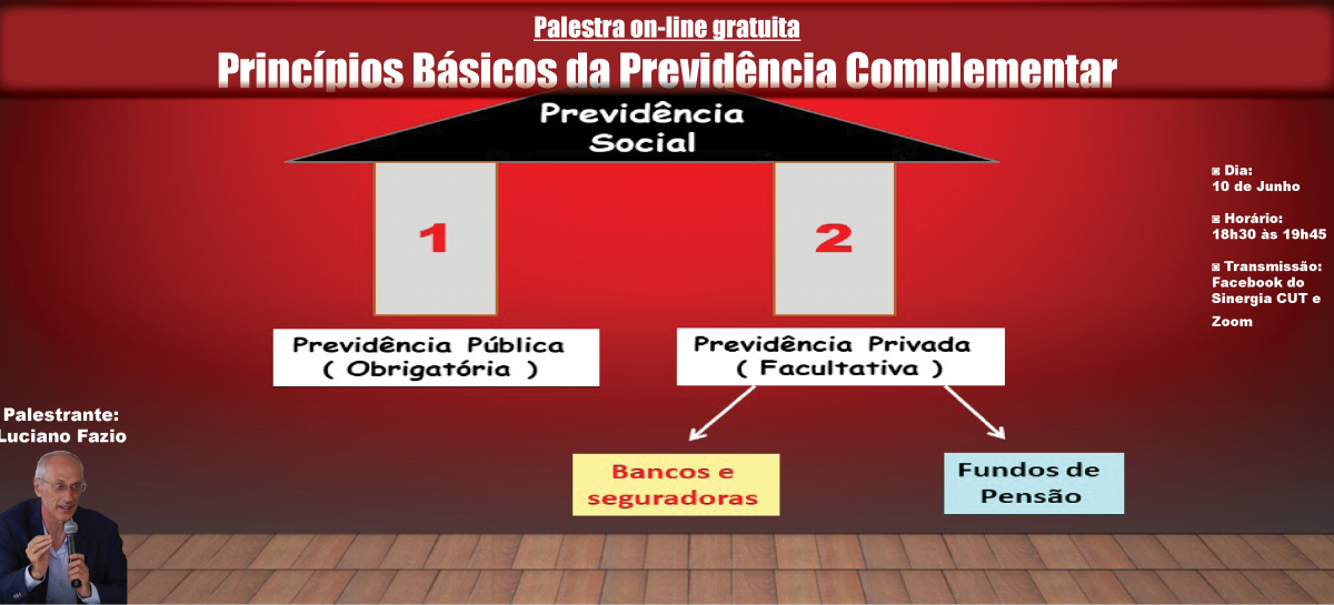Palestra on-line gratuita sobre os “Princípios básicos da Previdência Complementar” acontece no próximo dia 10
