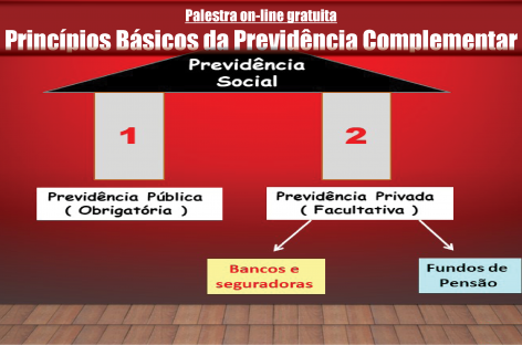 Palestra on-line gratuita sobre os “Princípios básicos da Previdência Complementar” acontece no próximo dia 10