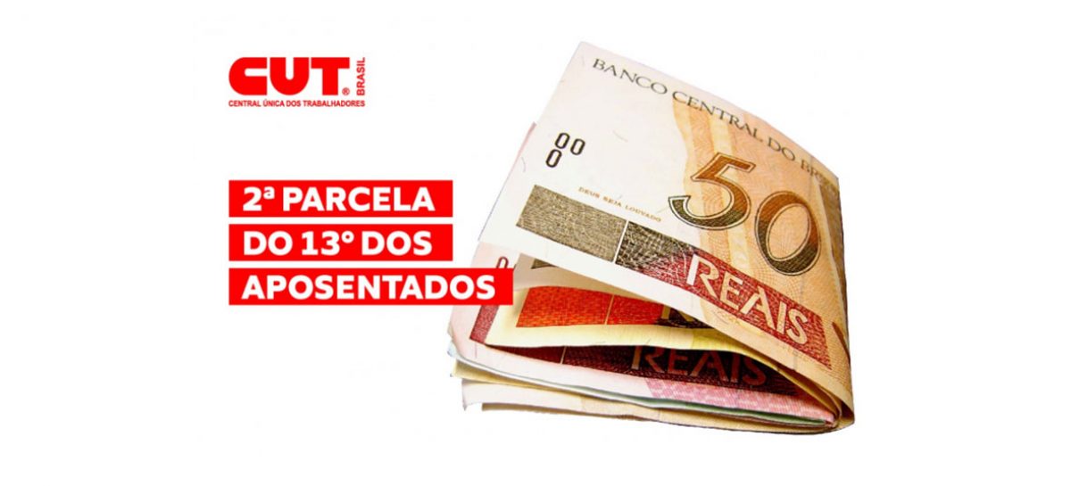 2ª parcela do 13º de aposentados e pensionsitas do INSS começa a ser paga no dia 24