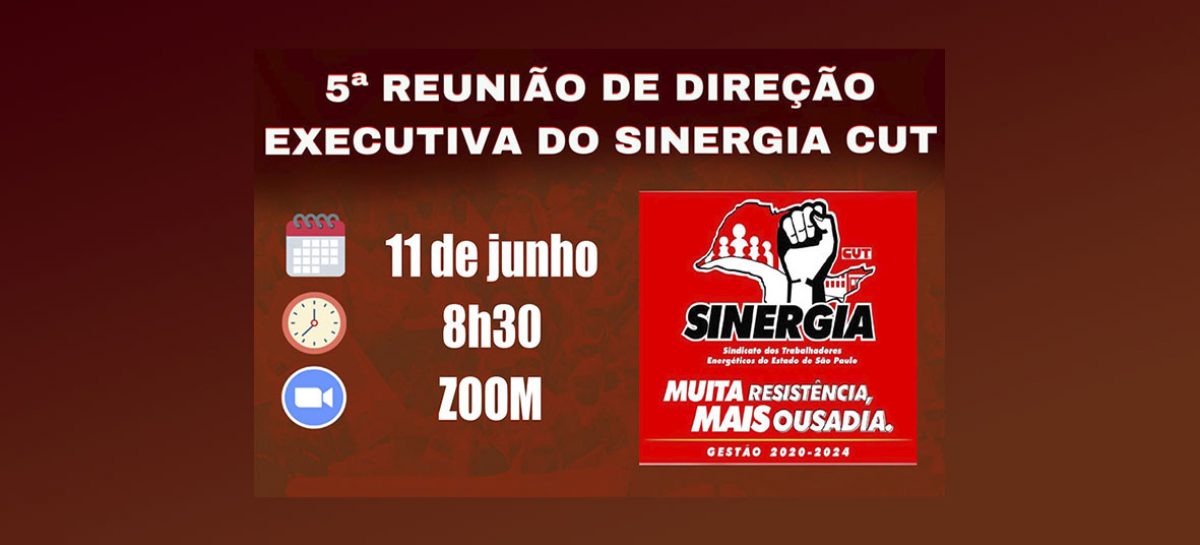 5ª Reunião de Direção Executiva do Sinergia CUT: grandes desafios do período