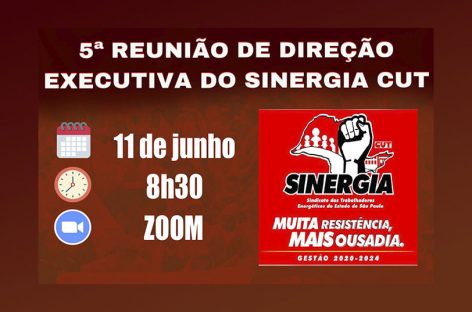 5ª Reunião de Direção Executiva do Sinergia CUT: grandes desafios do período