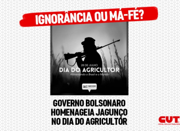 Governo Bolsonaro usa foto de homem armado para “homenagear” Dia do Agricultor