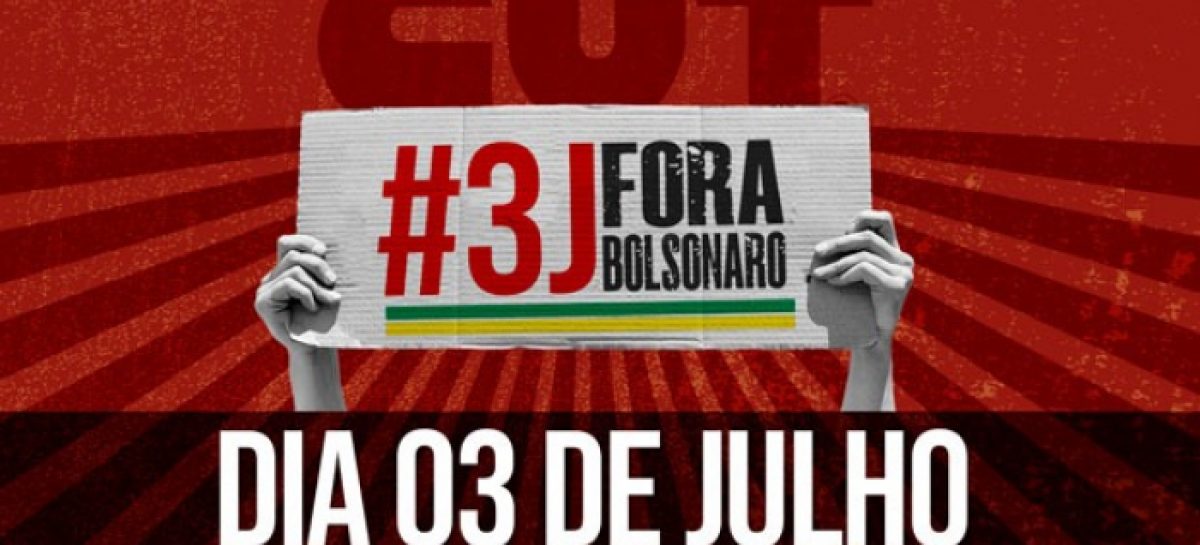 #3J – Fora Bolsonaro: Confira as cidades onde haverá manifestação neste sábado