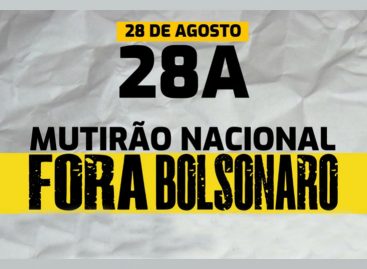 Neste sábado (28), tem panfletaço “Fora Bolsonaro” em todo o Brasil