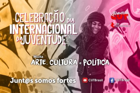 Live da CUT no Dia Mundial da Juventude debate formação de novas lideranças